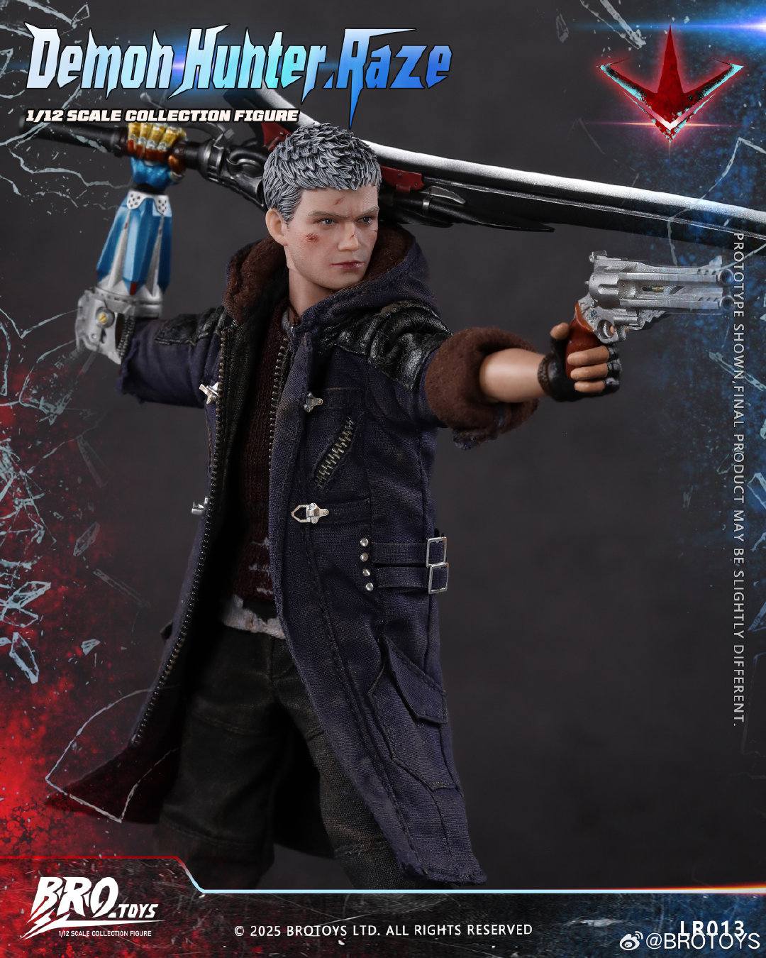 Pre-order BROTOYS Demon Hunter: Raze Action Figure 1/12 Scale – Pre-Or ...