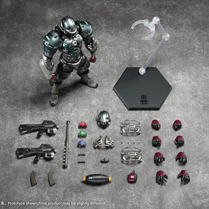 PURE.ICE x VERMIN UNKVAL Assault Type I Smasher Anaconda Strike Ver. 1/12 action figure Box content