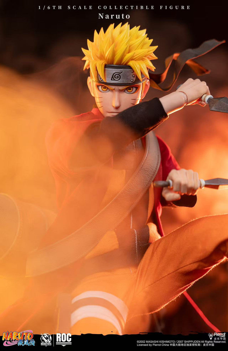 (Pre-order) Rocket Toys Naruto Shippuden –  ROC-011 1/6 Naruto Sage Mode (Sennin Ver.) + Accessory Pack – 1/6 Action Figure
