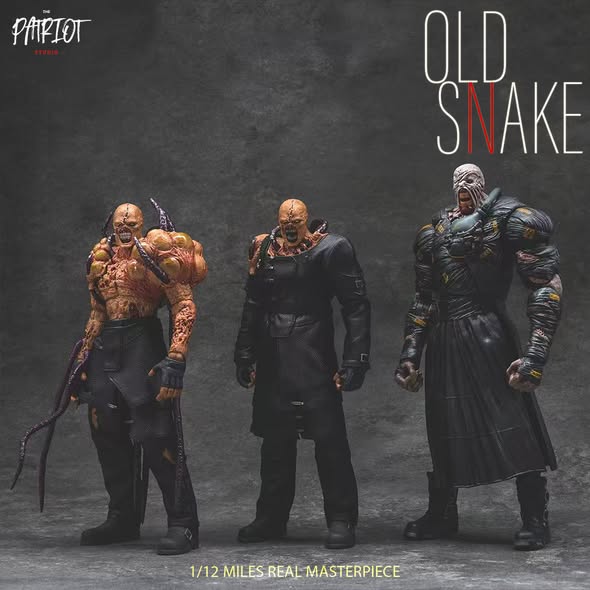 Patriot Studio Resident Evil 2 Nemesis 1/12 Action Figure (3 Option)