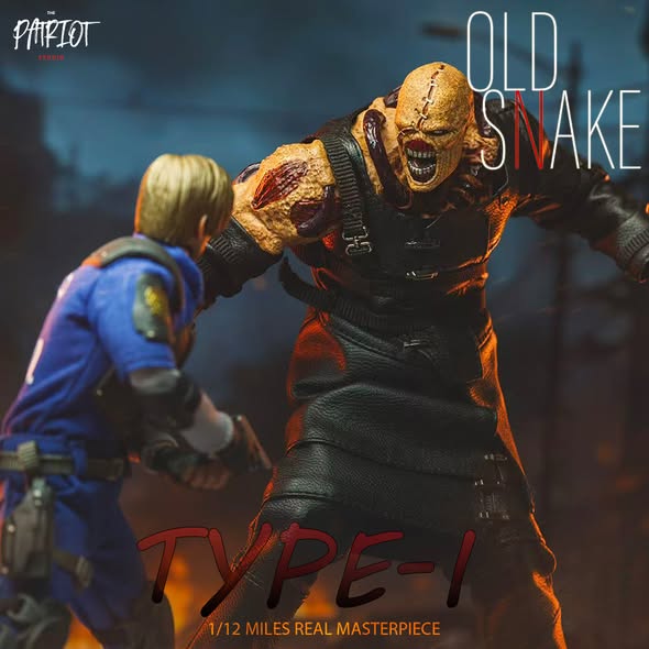 Patriot Studio Resident Evil 2 Nemesis 1/12 Action Figure (3 Option)