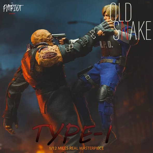 Patriot Studio Resident Evil 2 Nemesis 1/12 Action Figure (3 Option)