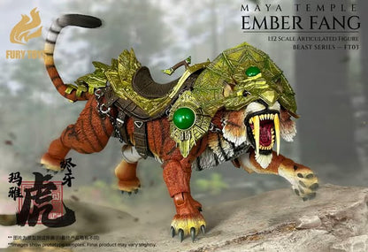 (Pre-order) FURY TOYS Beast Series Maya Temple Tiger Ember Fang / Frost Claw FT01/02/03/04 1/12 Action Figure