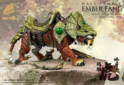 (Pre-order) FURY TOYS Beast Series Maya Temple Tiger Ember Fang / Frost Claw FT01/02/03/04 1/12 Action Figure