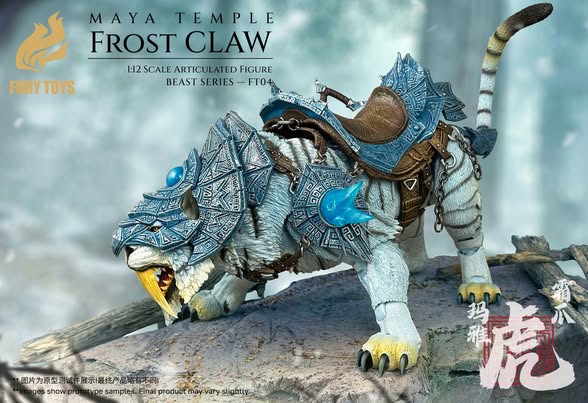 (Pre-order) FURY TOYS Beast Series Maya Temple Tiger Ember Fang / Frost Claw FT01/02/03/04 1/12 Action Figure