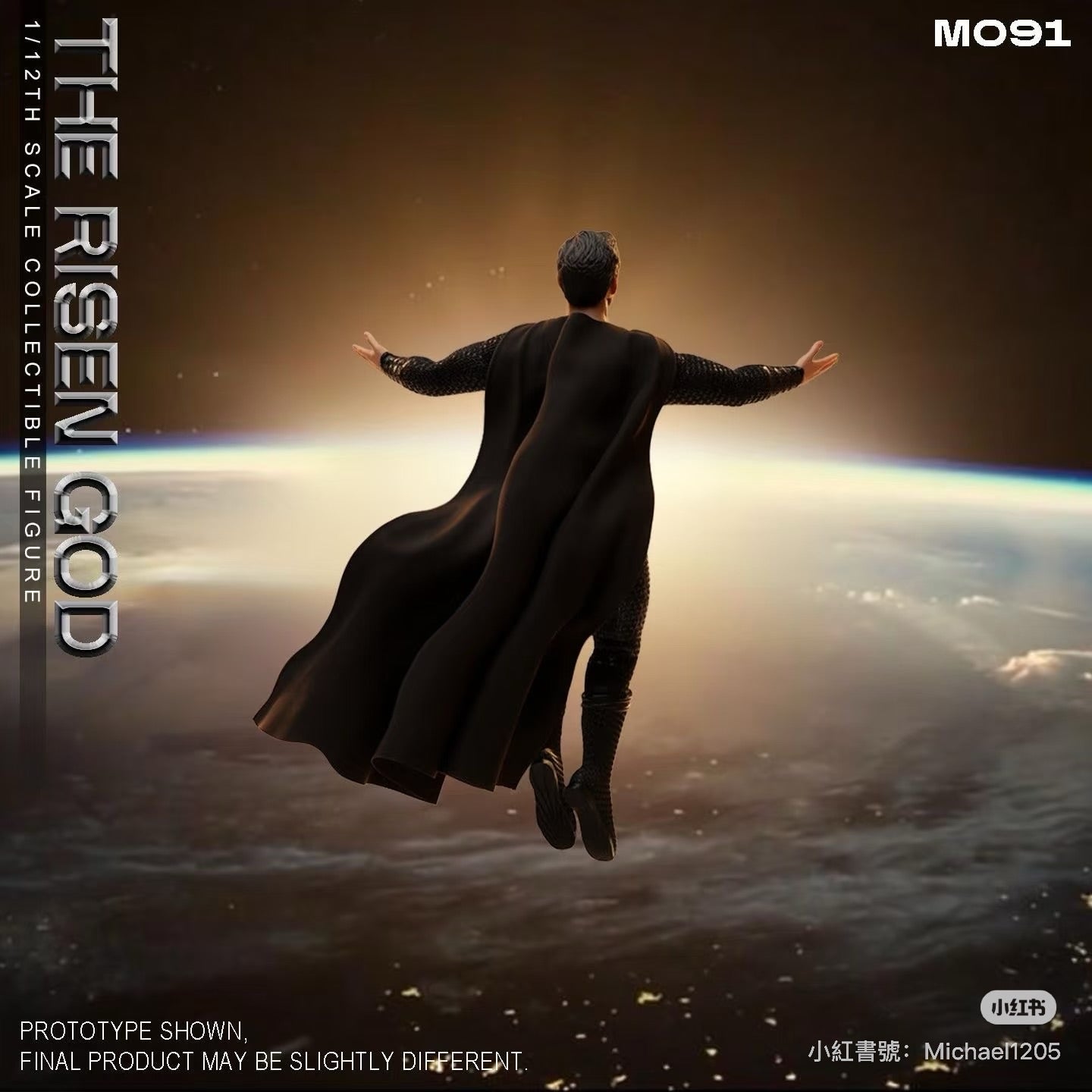 (Pre-order) Manipple Studio Black Superman (Henry Cavill) 1/12 Action Figure