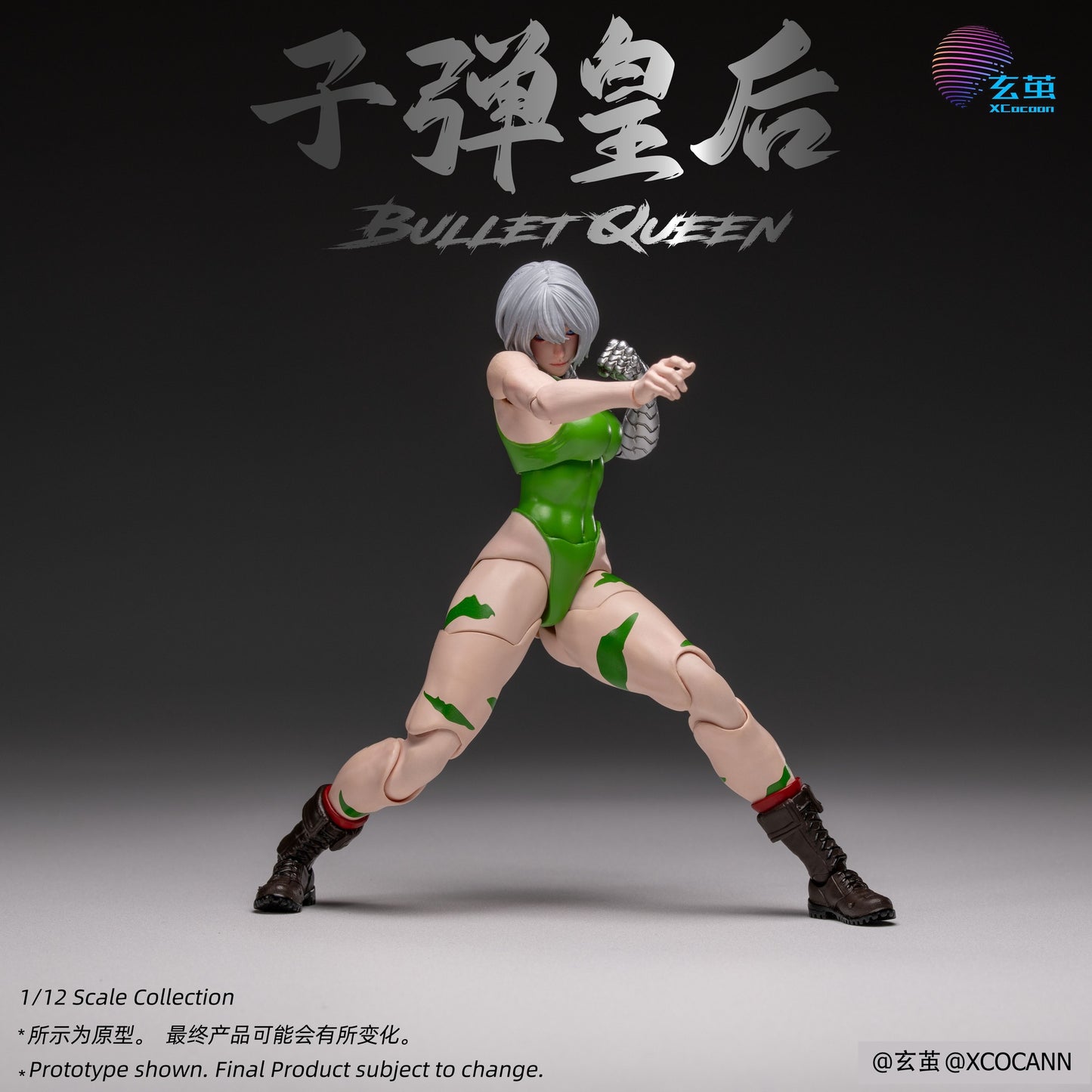(Pre-Order) Xocann Studio Cyberpunk Fighters Club No.2 Bullet Queen MF001 1/12 Scale Action Figure