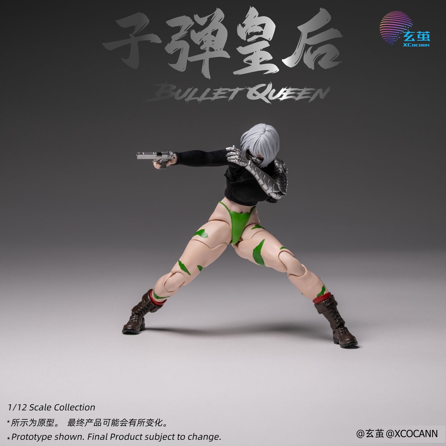 (Pre-Order) Xocann Studio Cyberpunk Fighters Club No.2 Bullet Queen MF001 1/12 Scale Action Figure