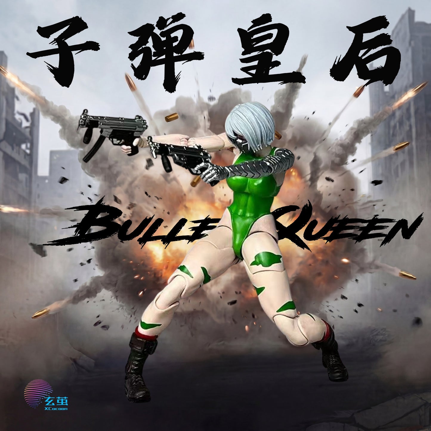 (Pre-Order) Xocann Studio Cyberpunk Fighters Club No.2 Bullet Queen MF001 1/12 Scale Action Figure