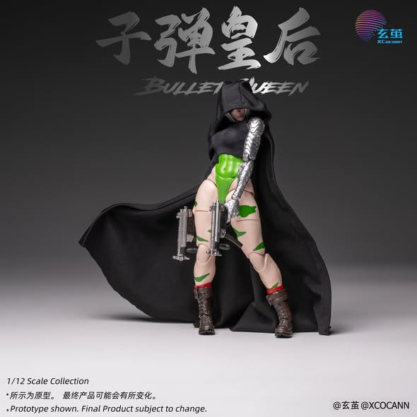 (Pre-Order) Xocann Studio Cyberpunk Fighters Club No.2 Bullet Queen MF001 1/12 Scale Action Figure