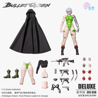 (Pre-Order) Xocann Studio Cyberpunk Fighters Club No.2 Bullet Queen MF001 1/12 Scale Action Figure