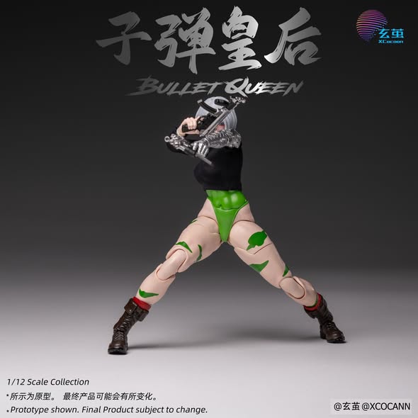 (Pre-Order) Xocann Studio Cyberpunk Fighters Club No.2 Bullet Queen MF001 1/12 Scale Action Figure