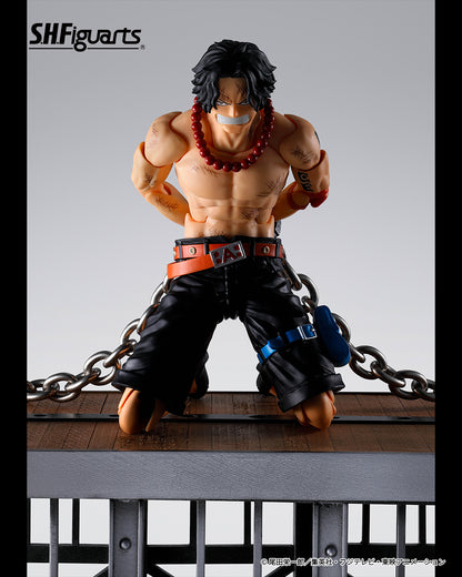 (Pre-order) Bandai S.H.Figuarts One Piece Portgas D. Ace -Marineford- 1/12 Scale Action Figure (Tamashii Web Exclusive)