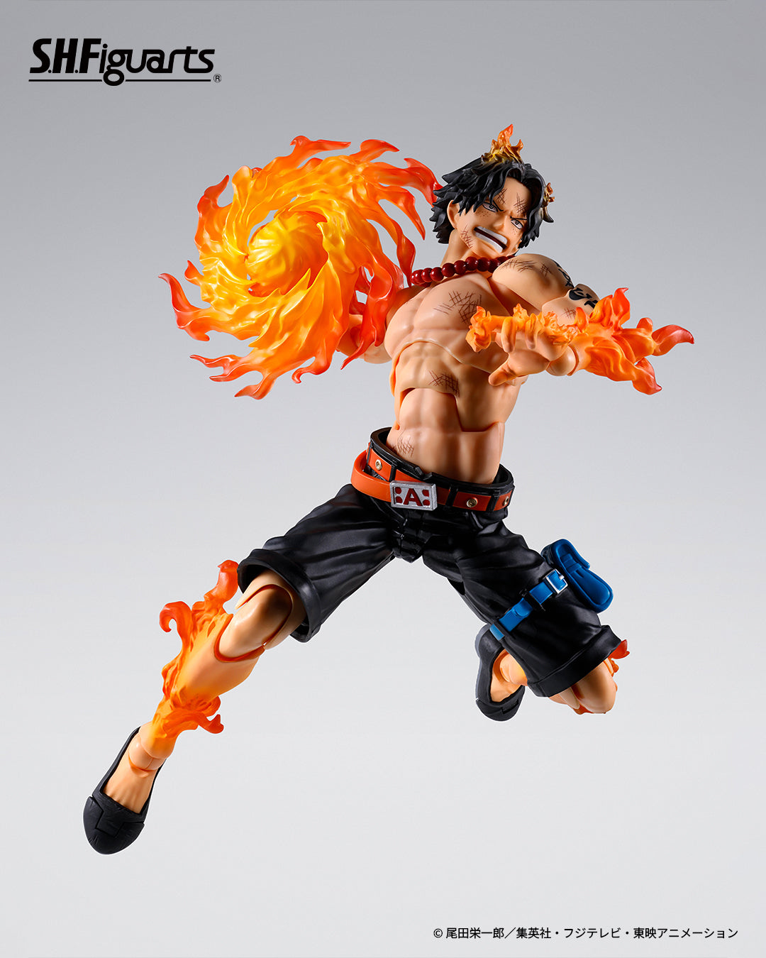 (Pre-order) Bandai S.H.Figuarts One Piece Portgas D. Ace -Marineford- 1/12 Scale Action Figure (Tamashii Web Exclusive)
