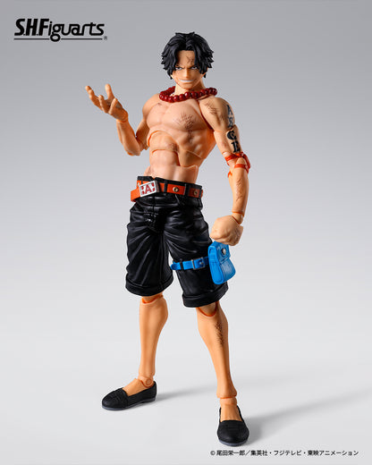 (Pre-order) Bandai S.H.Figuarts One Piece Portgas D. Ace -Marineford- 1/12 Scale Action Figure (Tamashii Web Exclusive)