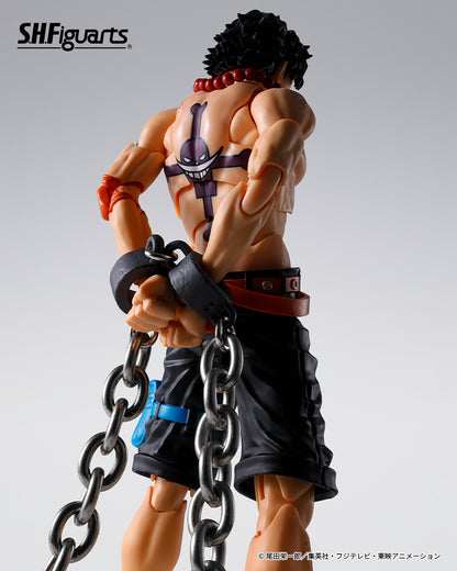 (Pre-order) Bandai S.H.Figuarts One Piece Portgas D. Ace -Marineford- 1/12 Scale Action Figure (Tamashii Web Exclusive)