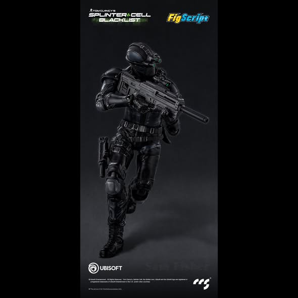 (Pre-order) CCSToys Splinter Cell: Blacklist FigScript Sam Fisher 1/12 Action Figure