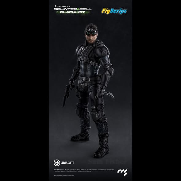 (Pre-order) CCSToys Splinter Cell: Blacklist FigScript Sam Fisher 1/12 Action Figure