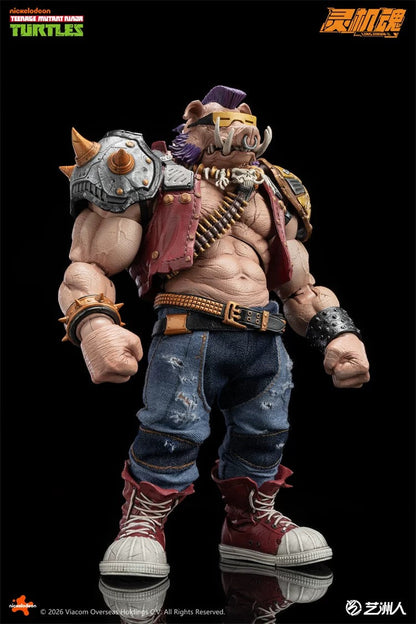 (Pre-order) LINGJIHUN 1/12 Action Figure – TMNT Rocksteady + Bebop