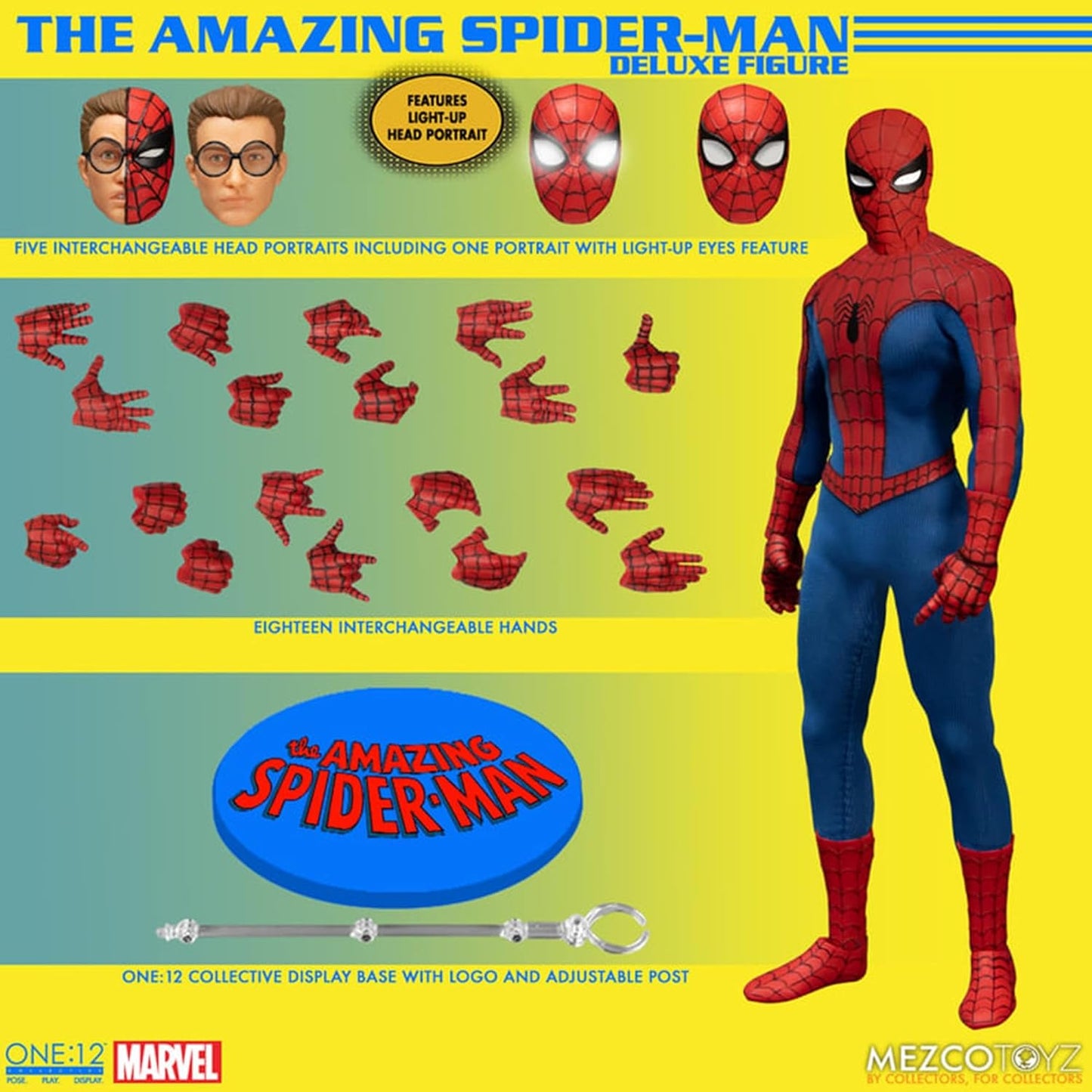 Mezco Marvel One:12 Collective Amazing Spider-Man Deluxe Edition