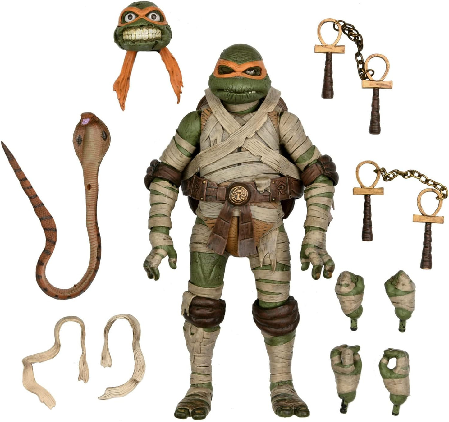 NECA Teenage Mutant Ninja Turtles Ultimate Michelangelo as The Mummy