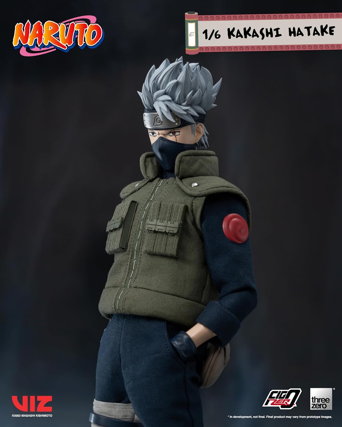 Threezero FigZero Naruto: Kakashi Hatake 1:6 Scale Figure