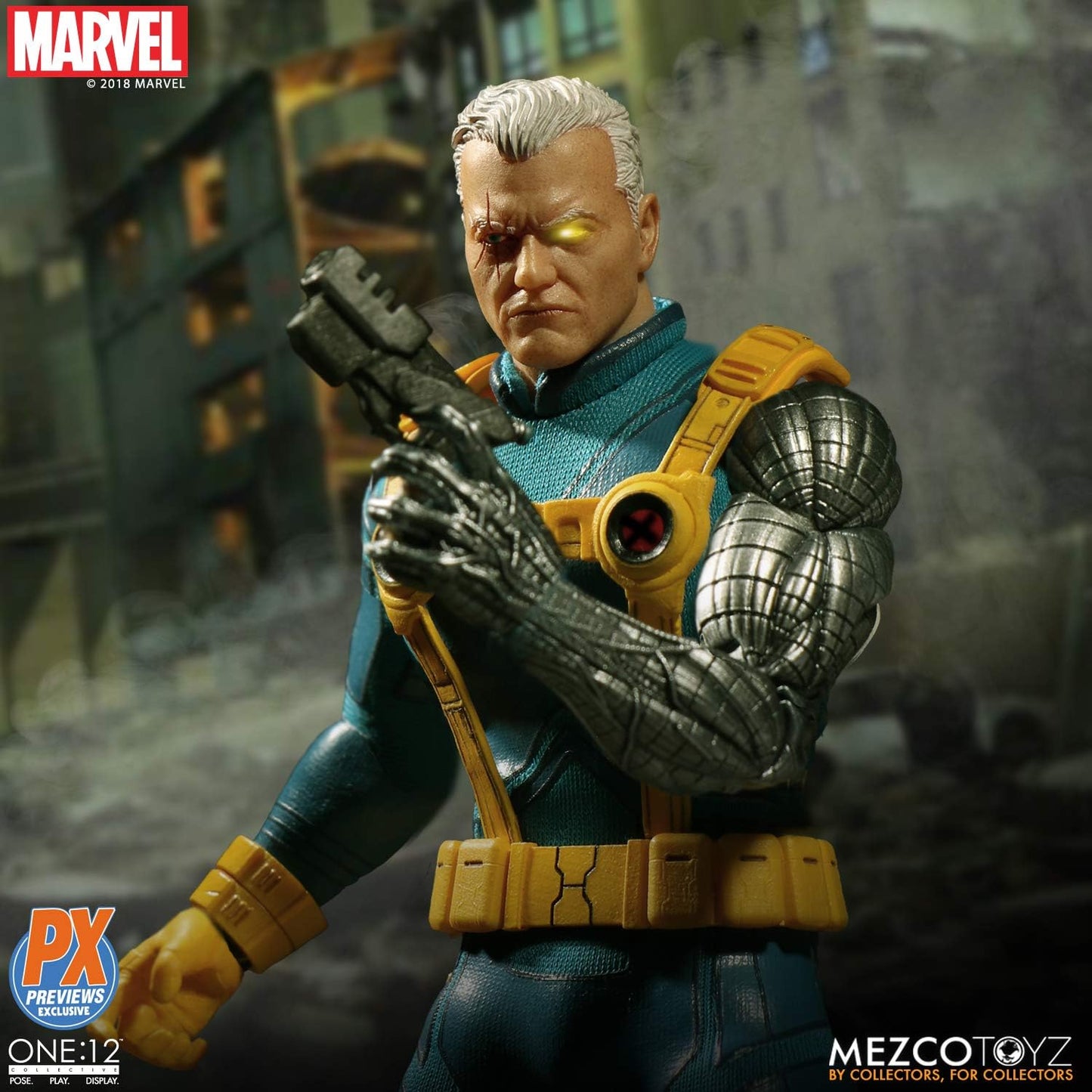 Mezco One: 12 Collective: Marvel Cable (X-Men Version) Action Figure