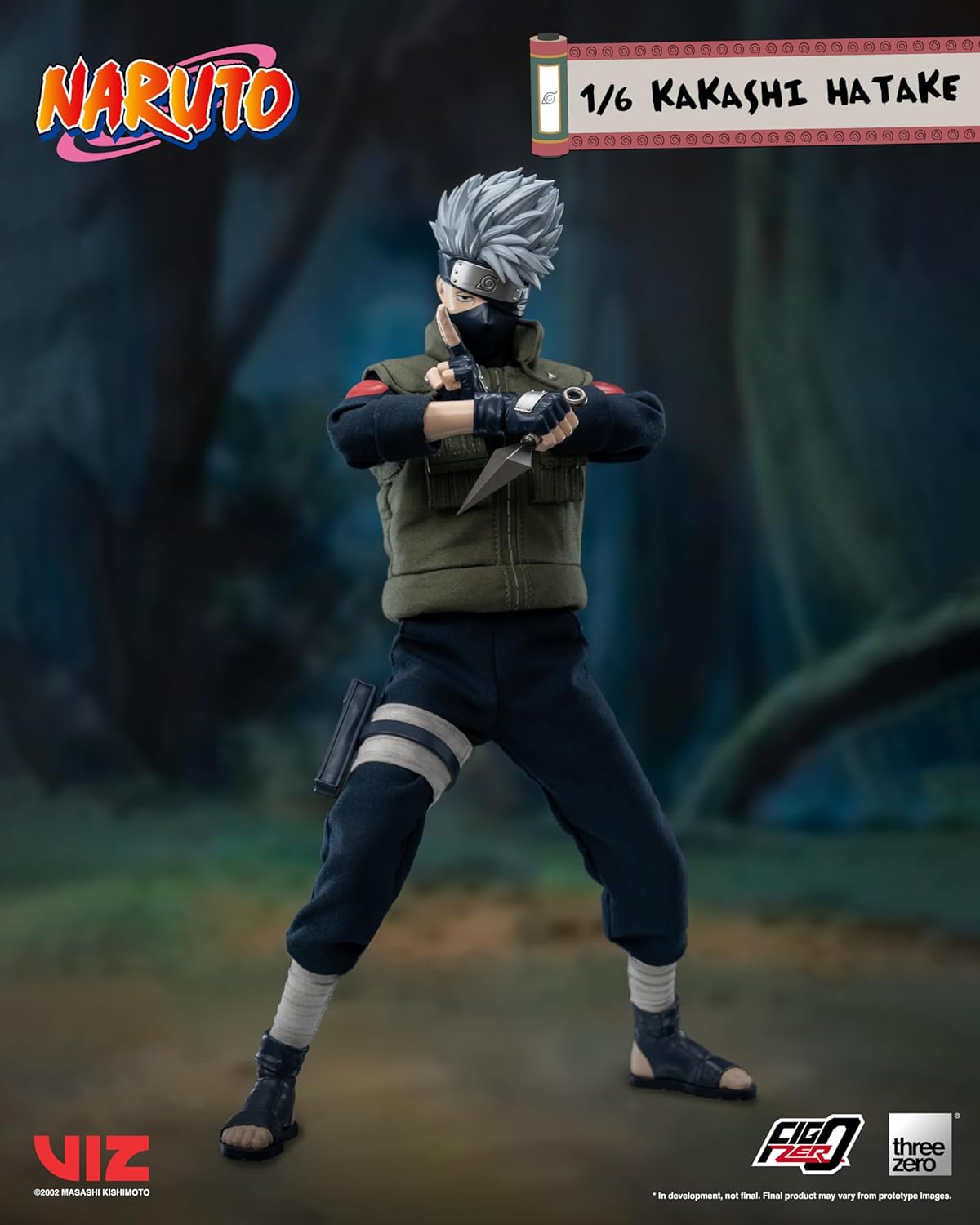 Threezero FigZero Naruto: Kakashi Hatake 1:6 Scale Figure
