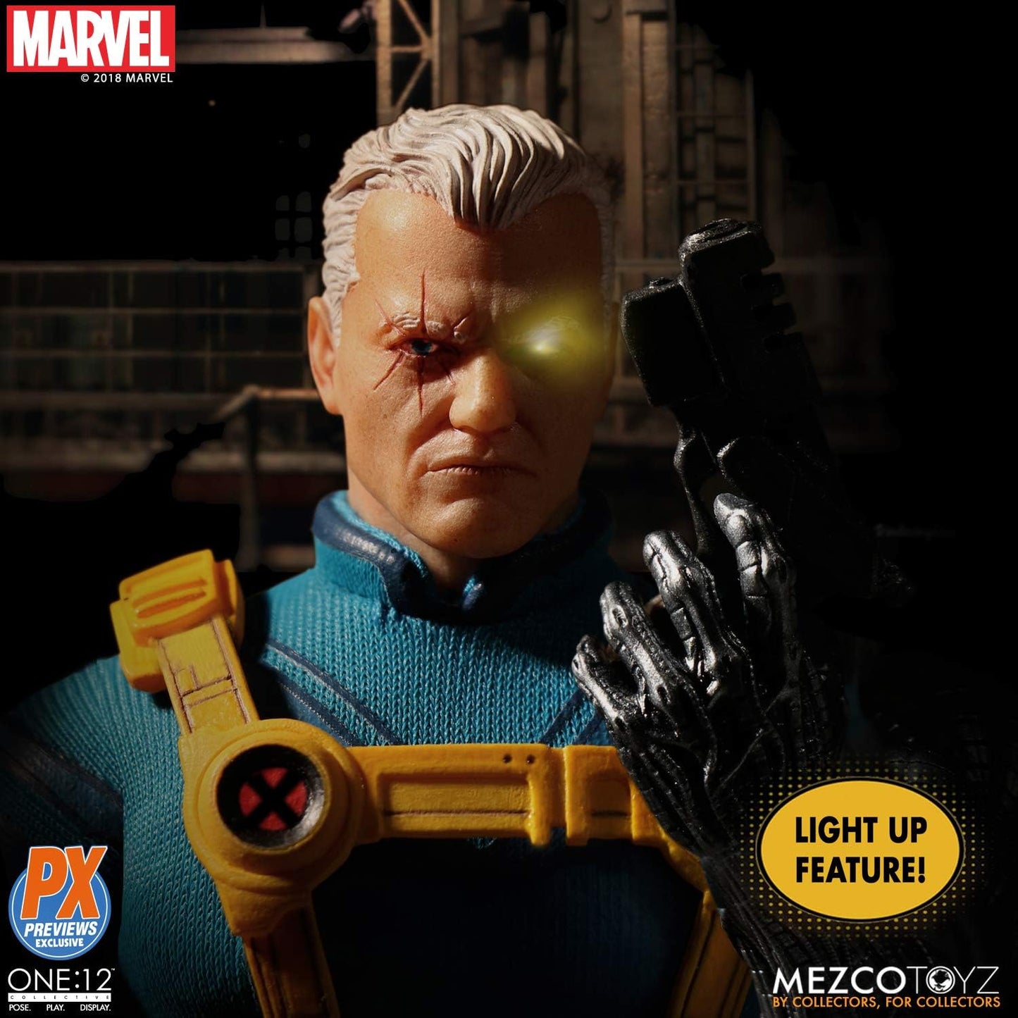 Mezco One: 12 Collective: Marvel Cable (X-Men Version) Action Figure