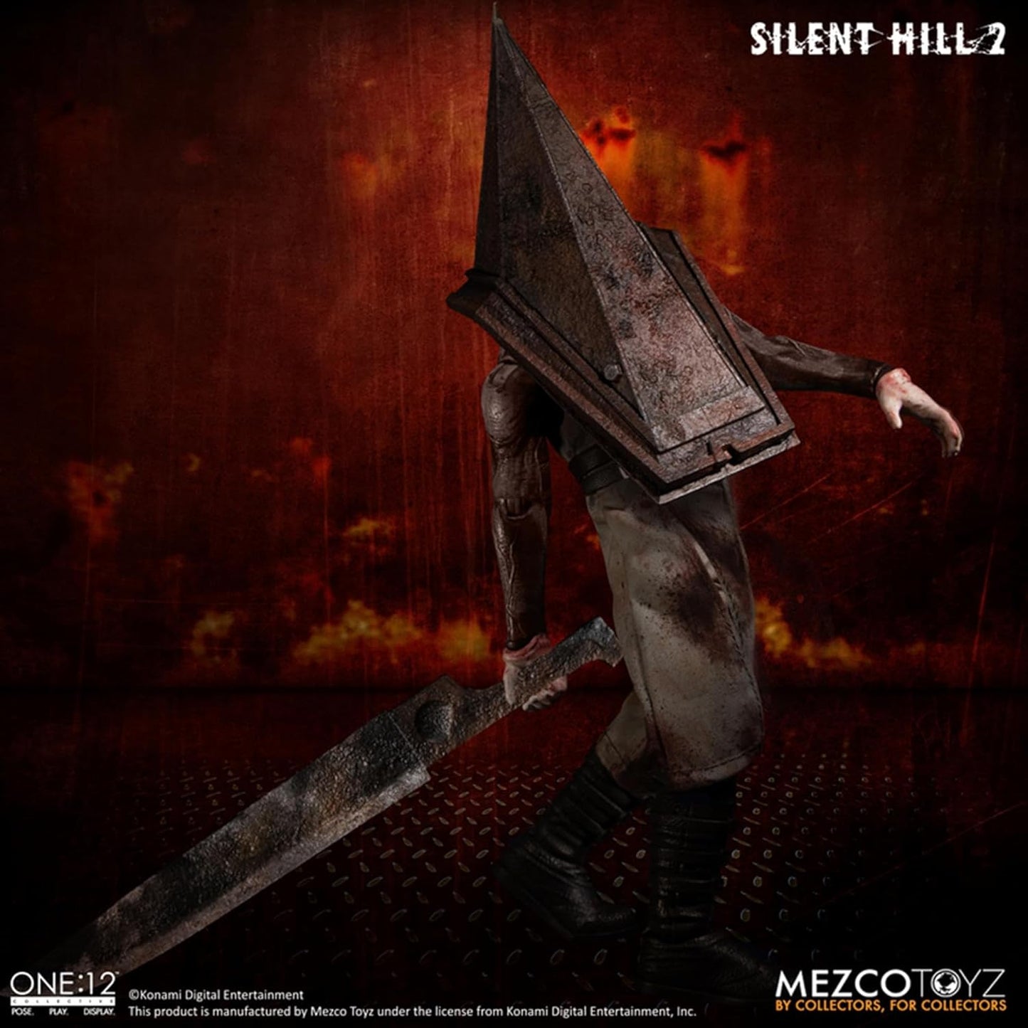 Mezco - One:12 Collective Silent Hill 2 Action Figure 1/12 Scale Red Pyramid Thing Figure