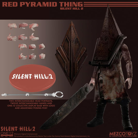 Mezco - One:12 Collective Silent Hill 2 Action Figure 1/12 Scale Red Pyramid Thing Figure