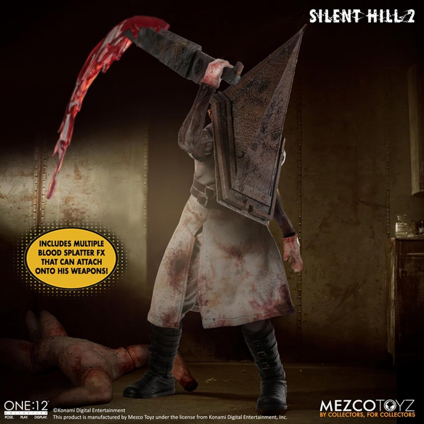 Mezco - One:12 Collective Silent Hill 2 Action Figure 1/12 Scale Red Pyramid Thing Figure