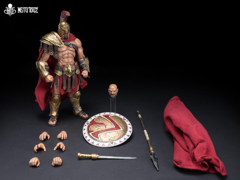 Metytoyz Spartan Warrior 1/10 scale action figure Box content