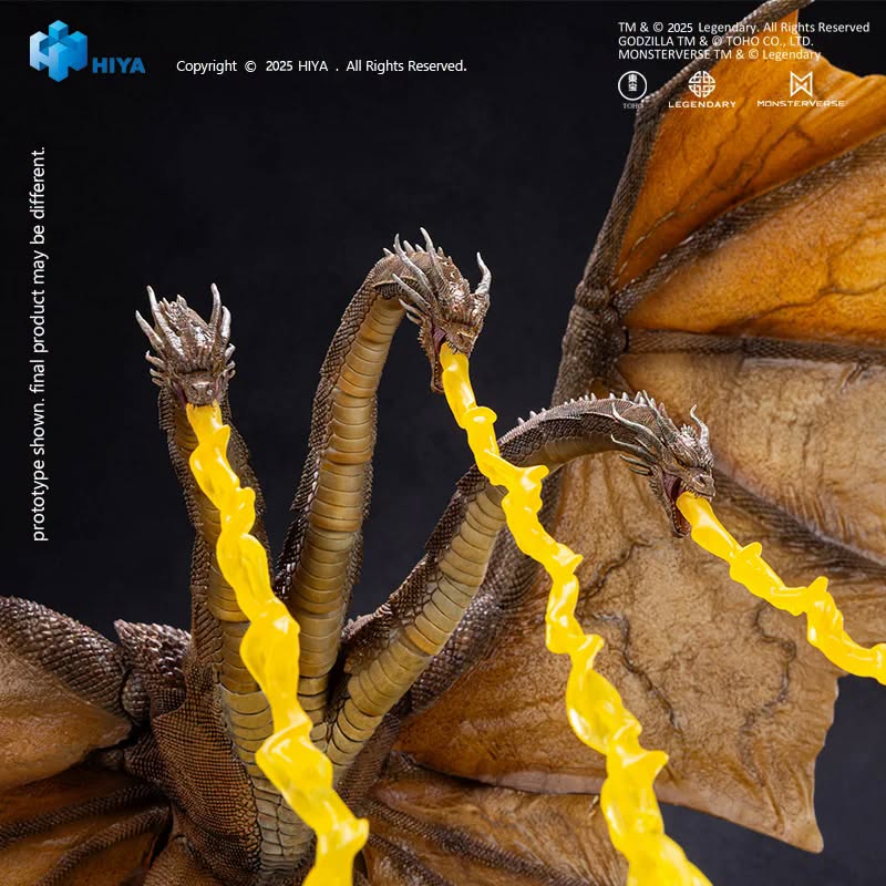 (Pre-order) HIYA Exquisite Basic Series Godzilla: King of the Monsters - King Ghidorah 2.0 14 Inch Action Figure Reissue
