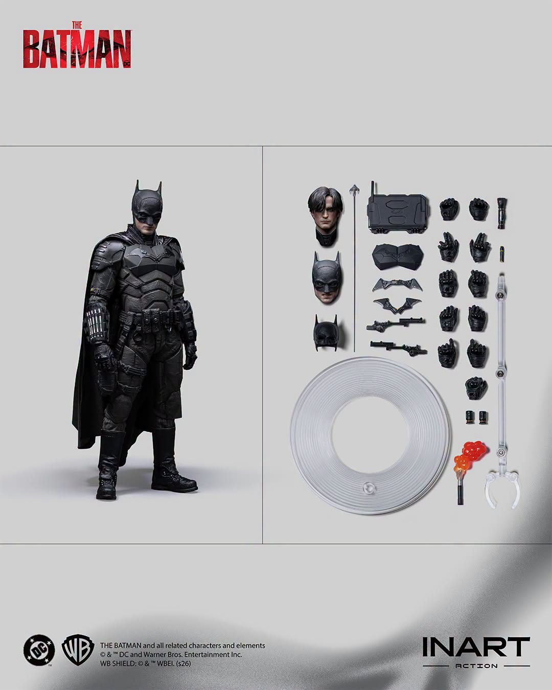 (Pre-order) INART Action The Batman 1/12 Scale Action Figure