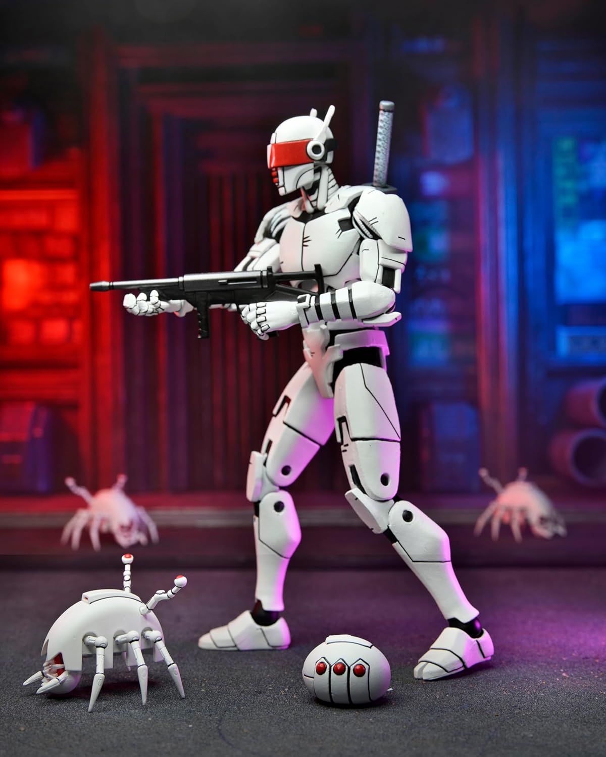 NECA Teenage Mutant Ninja Turtles: The Last Ronin Ultimate Elite Synja Patrol Bot Action Figure