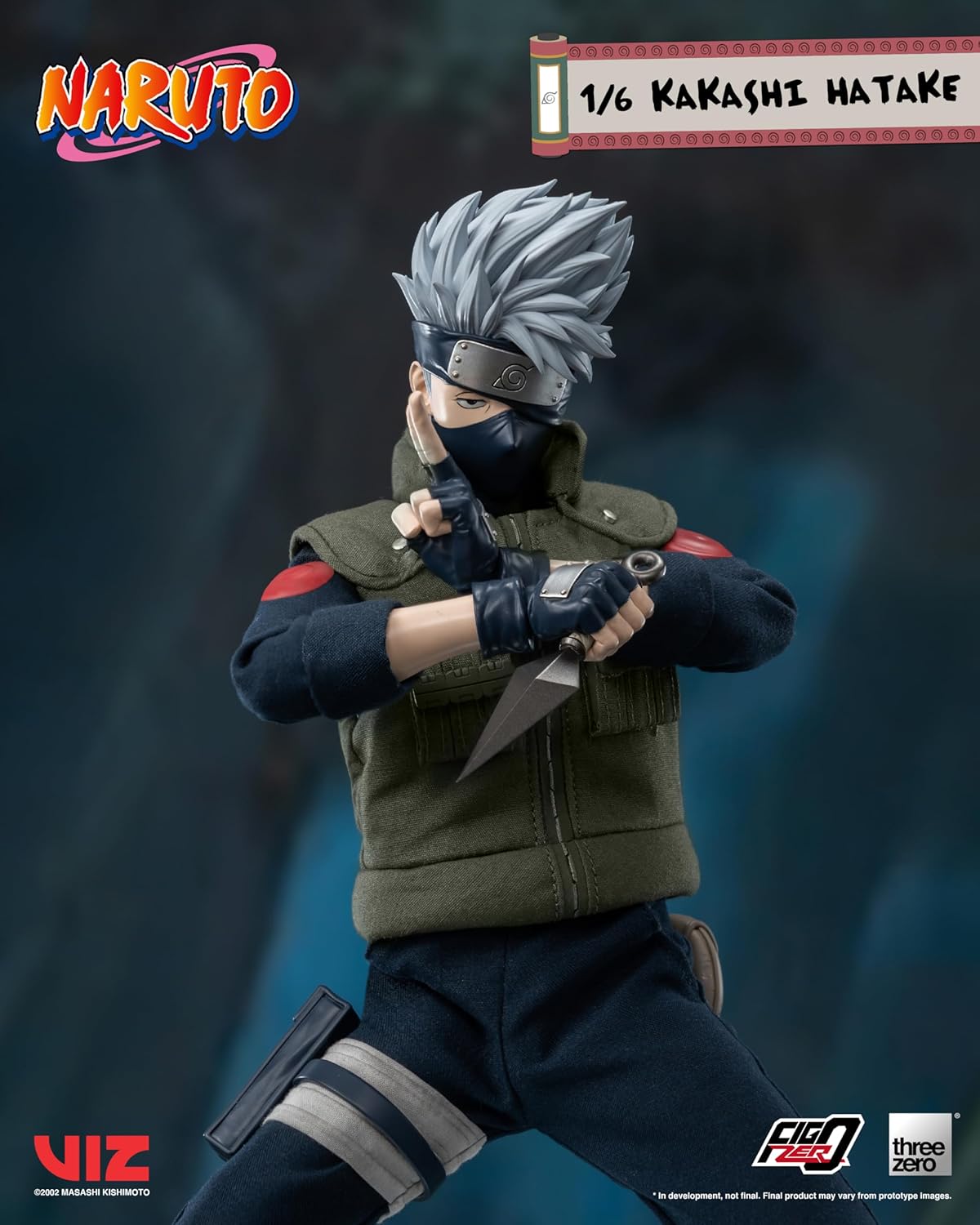 Threezero FigZero Naruto: Kakashi Hatake 1:6 Scale Figure