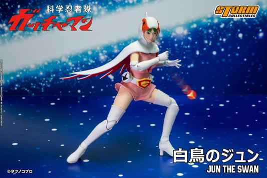 Storm Collectibles Gatchaman Jun the Swan 1/12 action figure from Science Ninja Team Gatchaman