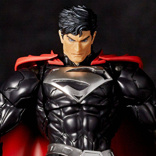 Amazing Yamaguchi Superman Black Suit action figure No.027EX from DC Comics New 52 by Kaiyodo