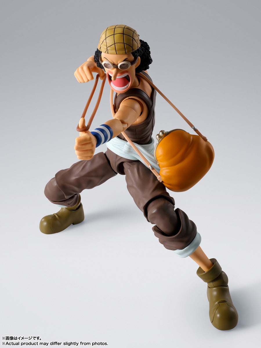 TAMASHII NATIONS One Piece Usopp Usopp S.H.Figuarts 1/12 action figure with slingshot