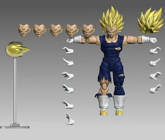 Black Hole Toys Majin Vegeta Super Saiyan Blue (Battle-Damaged)