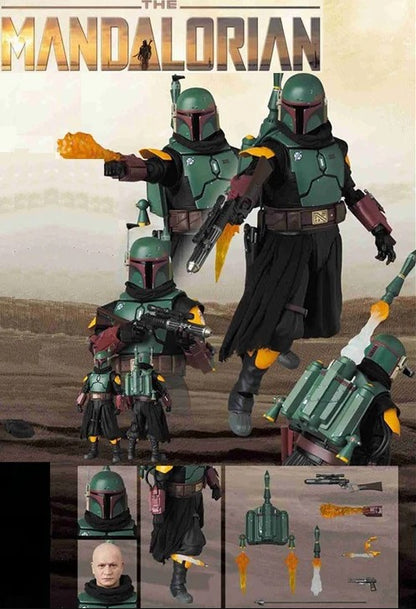 The Mandalorian MAFEX No.201 Boba Fett (Recovered Armor)