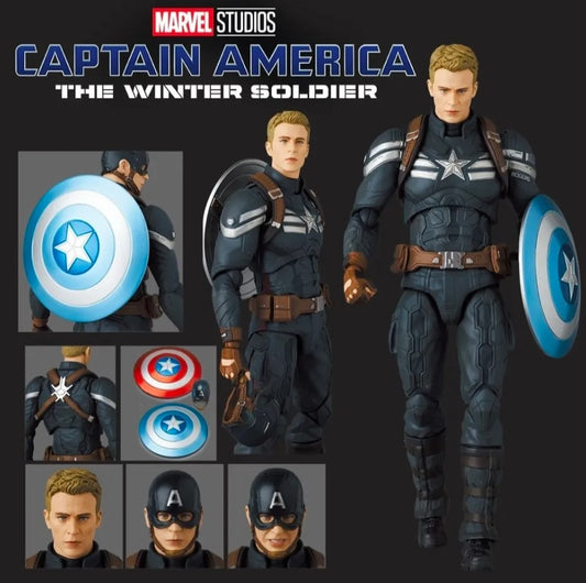 Marvel Captain America (Stealth Suit) - Mafex Action Figure