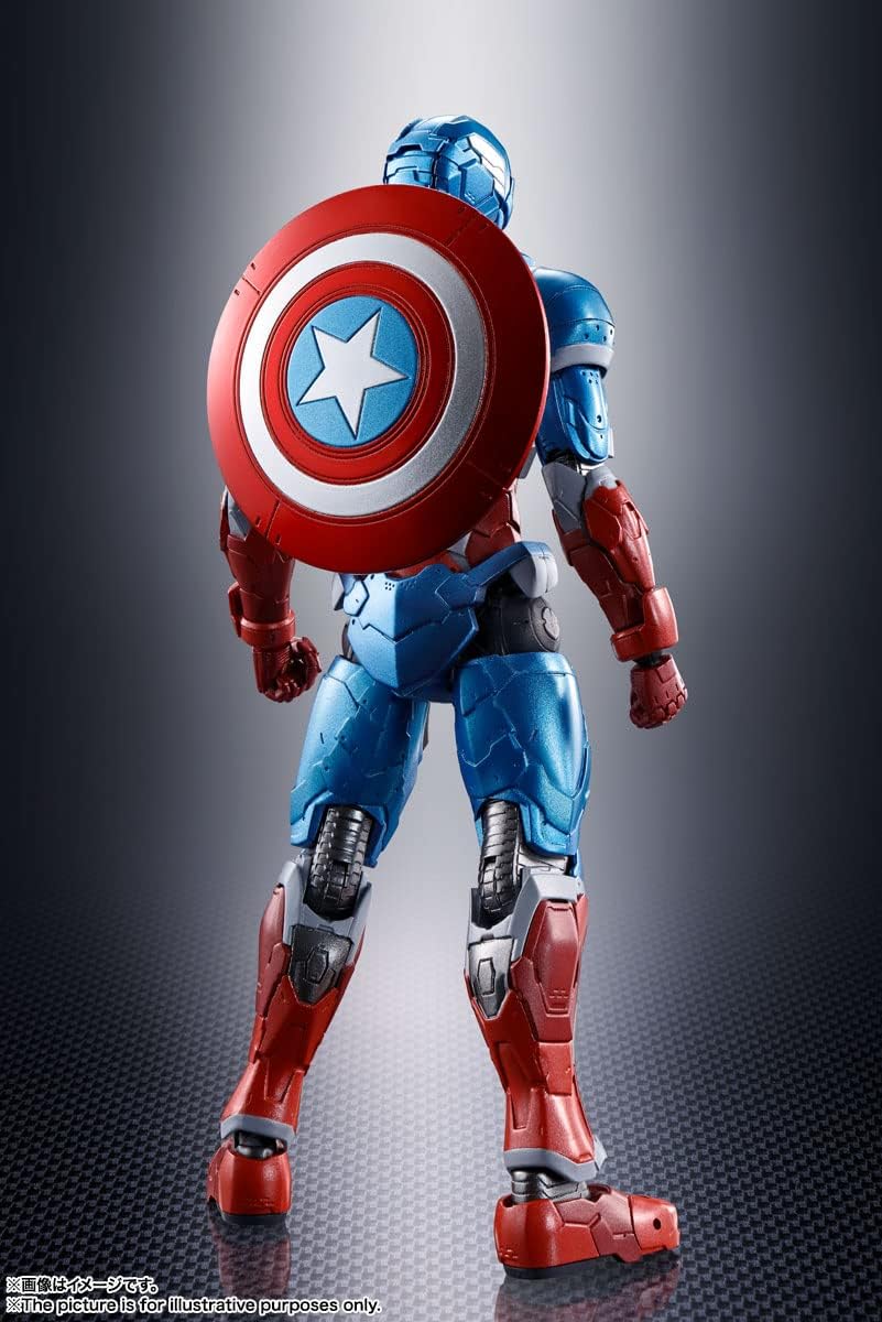 Bandai Spirits S.H.Figuarts Action Figure Tech-On Avengers - Captain America