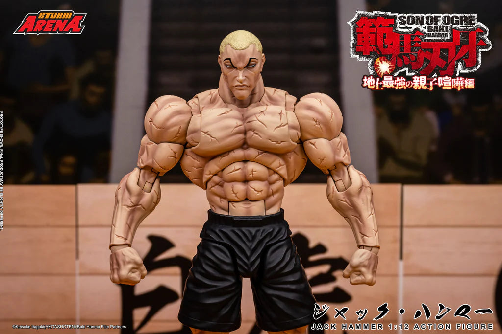 (Pre-order) STORM ARENA: Baki Hanma – Jack Hammer 1/12 Action Figure