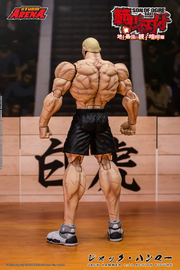 (Pre-order) STORM ARENA: Baki Hanma – Jack Hammer 1/12 Action Figure