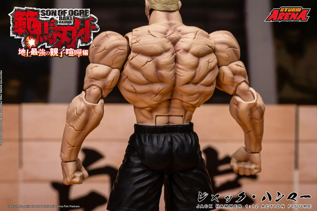 (Pre-order) STORM ARENA: Baki Hanma – Jack Hammer 1/12 Action Figure