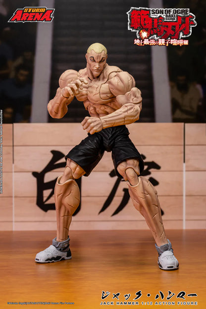 (Pre-order) STORM ARENA: Baki Hanma – Jack Hammer 1/12 Action Figure