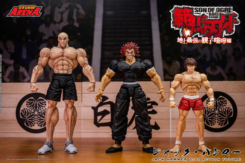 (Pre-order) STORM ARENA: Baki Hanma – Jack Hammer 1/12 Action Figure