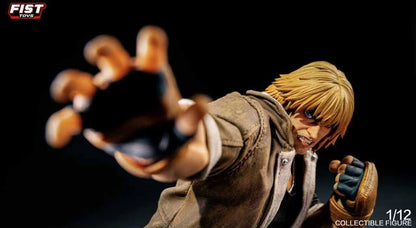 Fist Toys FIST-001 Boxer 1/12 scale action figure Street Fighter Ken inspired with fabric outfit and effect parts
